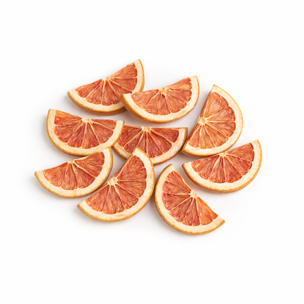 Dehydrated citrus halves and specialty cut cocktail garnishes for bars