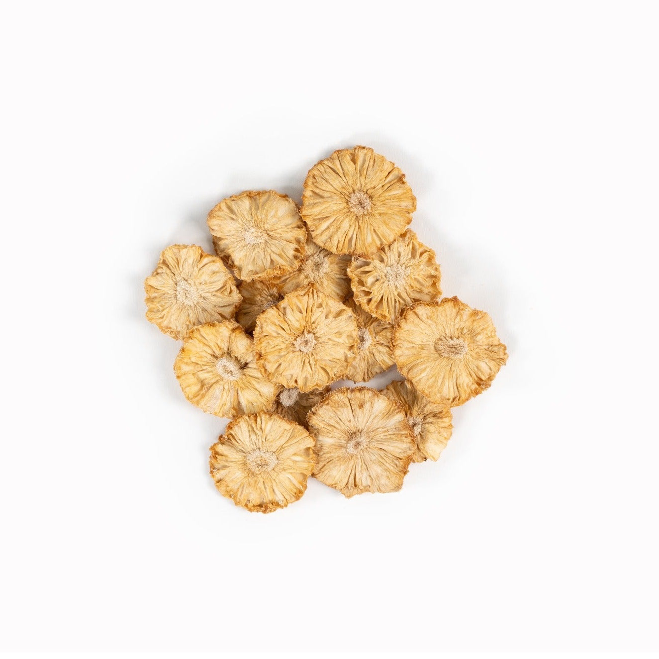 dried baby pineapple wheels