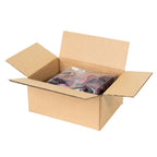 Bulk dehydrated red dragon fruit halves packaged in foodservice box