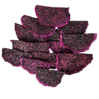Dehydrated red dragon fruit halves in clear bag for cocktails and beverage garnishes