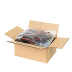 Dehydrated red bell pepper stirrers bulk box packaging for cocktails and foodservice